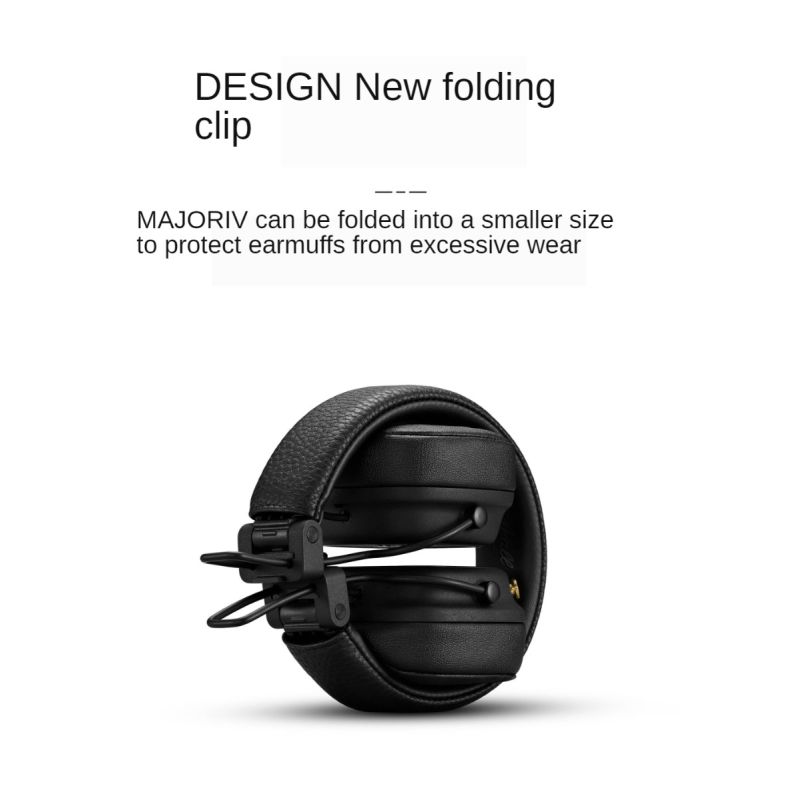 Major III trådløse Bluetooth-hodetelefoner med dyp bass krystallklar lyd og sammenleggbart design for musikkelskere