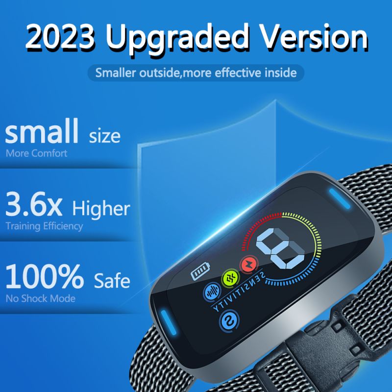 Ultrasonisk Hundetreningshalsband med Anti Bjeffeteknologi Skånsom Bjeffedemper for Hundens Velvære