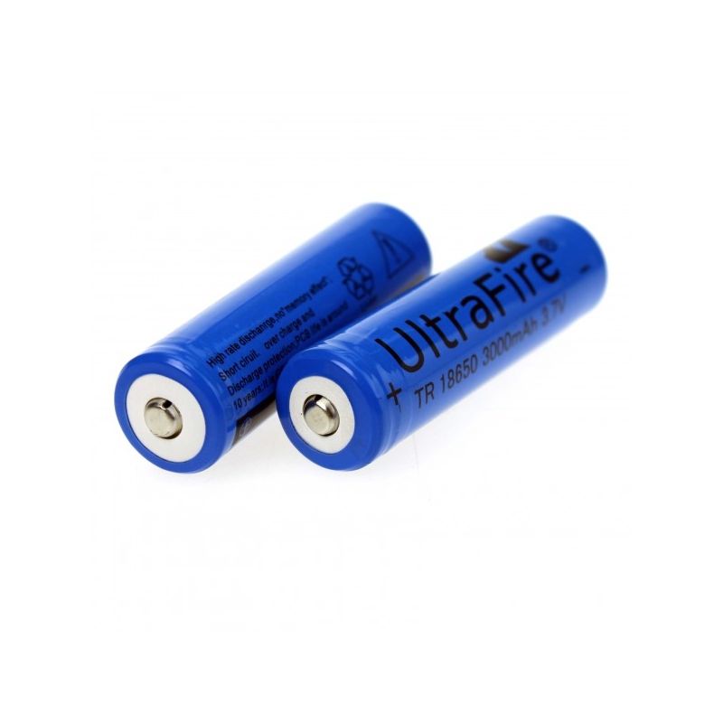 Ultrafire TR 18650 Li-ion 3000mAh batteri perfekt for lommelykt e-sigarett hurtiglading og langvarig energi