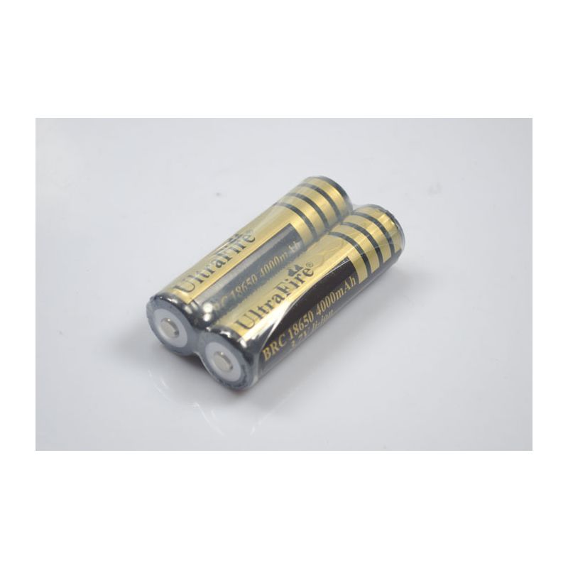 Ultrafire BRC 4000MAH 3.7V 18650 Li-ION batteri høy kapasitet og pålitelighet for lommelykter elektroniske verktøy