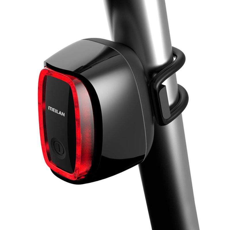 MEILAN X6 Smart Sykkel Baklys USB Oppladbart Vanntett Sikkerhet LED Baklys med Bremseoppdagelse og Synlighet