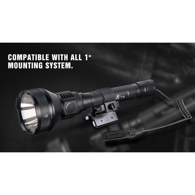 Trustfire T70 Kit XHP35 HI 2300 Lumen Høy Effekt Oppladbar LED Lommelykt Lang Rekkevidde Camping Jakt