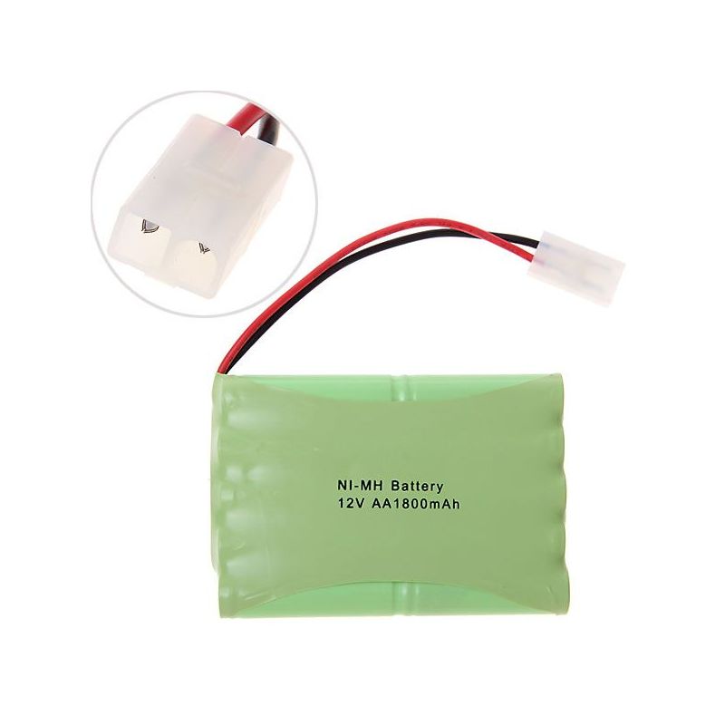 12V AA 1800mAh Ni-MH oppladbart batteri høy kapasitet miljøvennlig for lekebiler modellfly elektroniske produkter