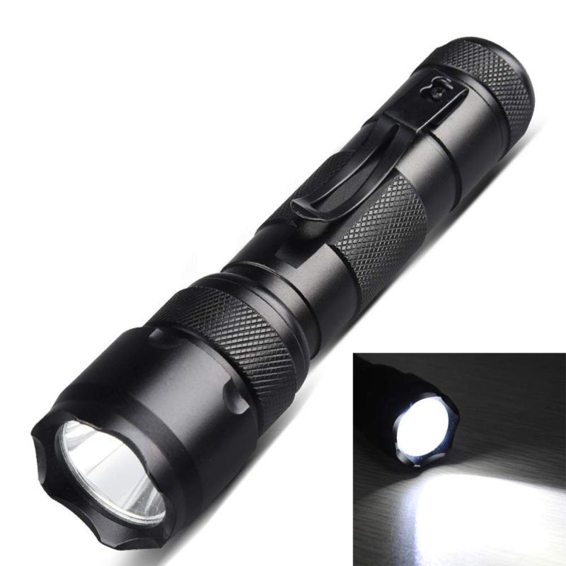 Ultrafire WF-502B.2 LED-lommelykt 1600 lumen justerbar lysstyrke camping eller nødlys slitesterk design