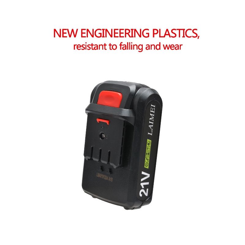 21V litiumbatteri Li-ion batteri for trådløs skrutrekker lett verktøy batteri til profesjonelle prosjekter