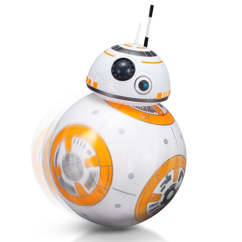 Oppgrader BB-8 fjernkontroll robot med 2.4G teknologi 360° rotasjon magnetisk fjæring Star Wars leketøy gave