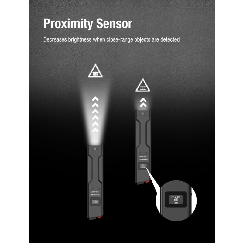 Klarus X1 EDC Lommelykt 4200LM Turbo Lys, Taktisk Nød Utendørs Lys, 175m Rekkevidde, SST-70