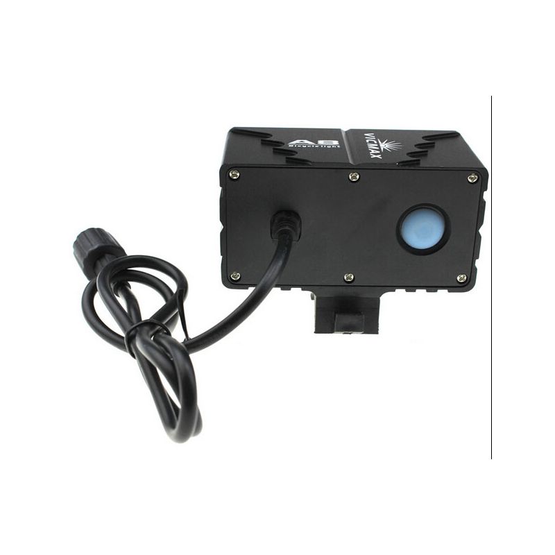 Vicmax 8L2 sykkellys 10000 lumen IP65 vanntett sykkel frontlys med justerbart hodebånd og tre lysmoduser