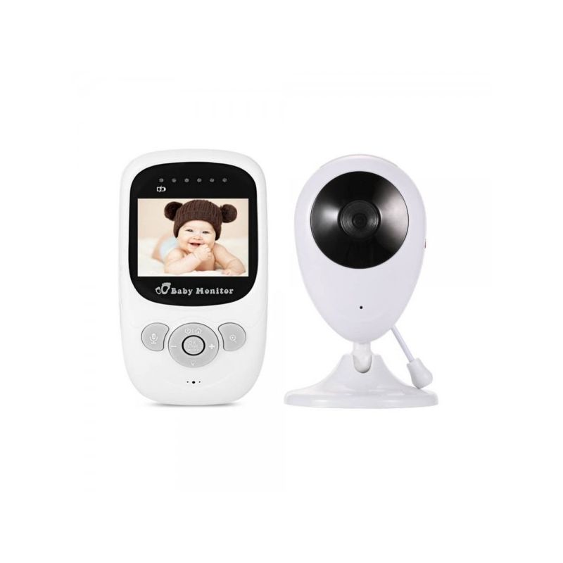 SP880 trådløs video Baby Monitor 2,4 tommers LCD toveis lyd infrarødt nattsyn for babyovervåking 2,4 GHz