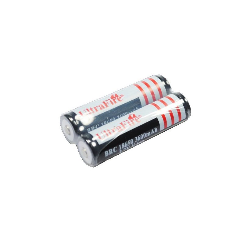 UltraFire 18650 3.7V 3600mAh oppladbare batterier for høy-drain enheter utendørsutstyr langvarig og kostnadsbesparende