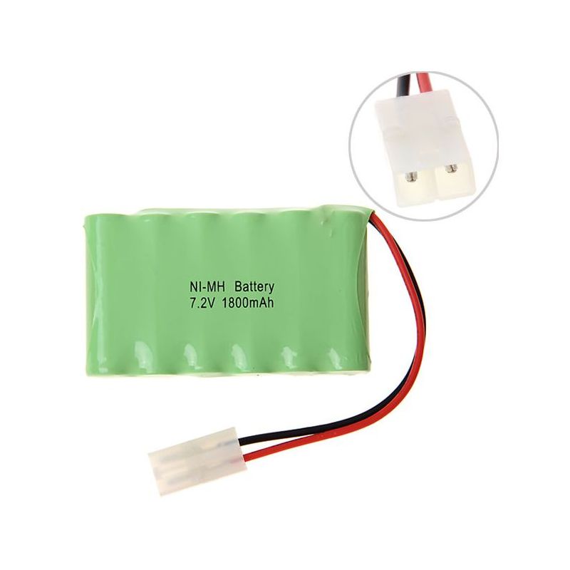 Ni-MH 6 AA 7,2V 1800mAh oppladbart batteri