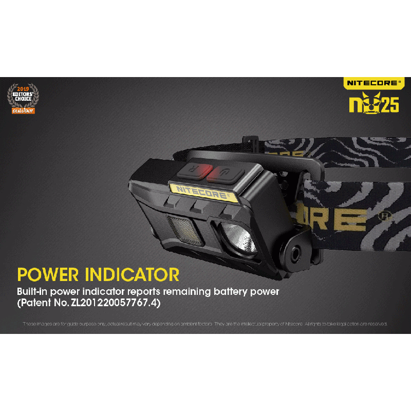 Oppdag verden med Nitecore NU25 XP-G2 S3 LED 360 lumen hodelykt for camping og allsidig utendørsbelysning