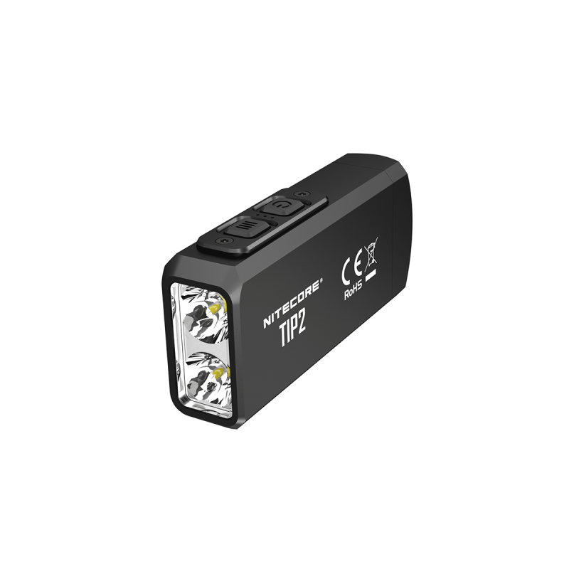 Nitecore TIP2 USB-oppladbar nøkkelringlommelykt 720 lumen Kompakt LED-belysning for camping og daglig bruk
