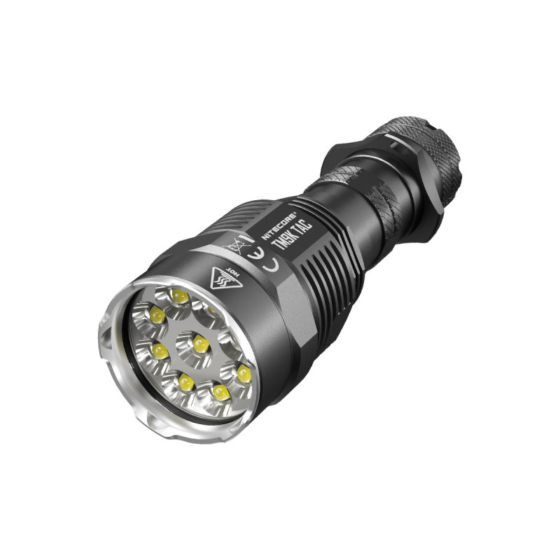 NITECORE TM9K TAC super lyssterk lommelykt 9800 lumen USB-C oppladbar robust design flere lysstyrkemoduser