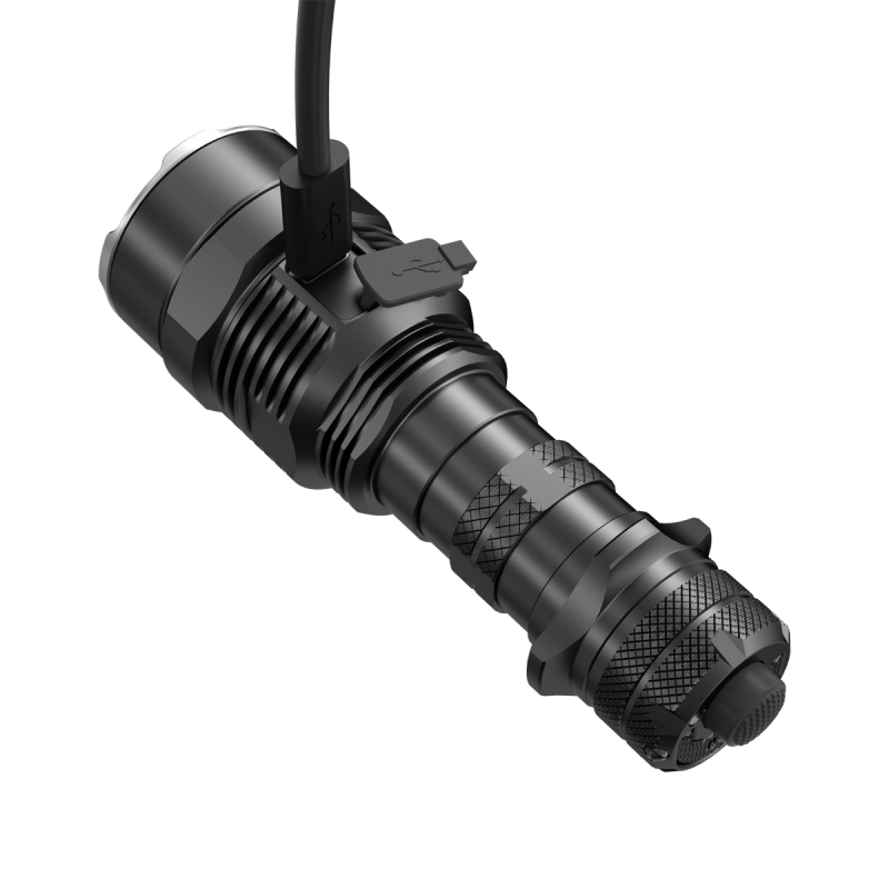 NITECORE TM9K TAC super lyssterk lommelykt 9800 lumen USB-C oppladbar robust design flere lysstyrkemoduser