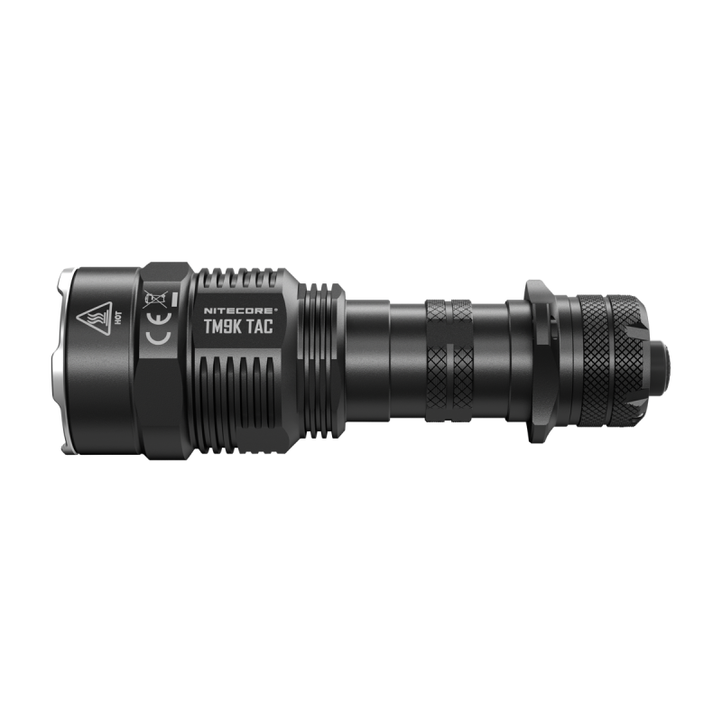 NITECORE TM9K TAC super lyssterk lommelykt 9800 lumen USB-C oppladbar robust design flere lysstyrkemoduser