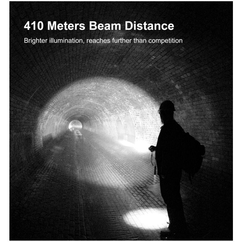 Klarus XT11GT PRO V2.0 3300 Lumen Utendørs Lommelykt med USB-C Hurtiglading og Luminus SST-70 LED