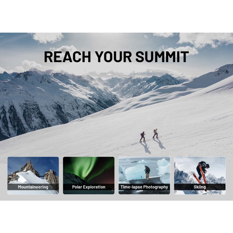 Nitecore Summit 10000 Powerbank | Robust bærbart batteri for ekstrem kulde | QC/PD Hurtiglading USB-C IPX5