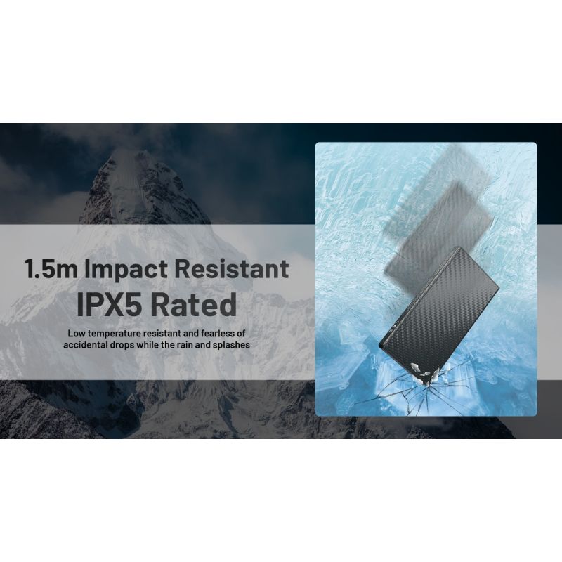 Nitecore Summit 10000 Powerbank | Robust bærbart batteri for ekstrem kulde | QC/PD Hurtiglading USB-C IPX5