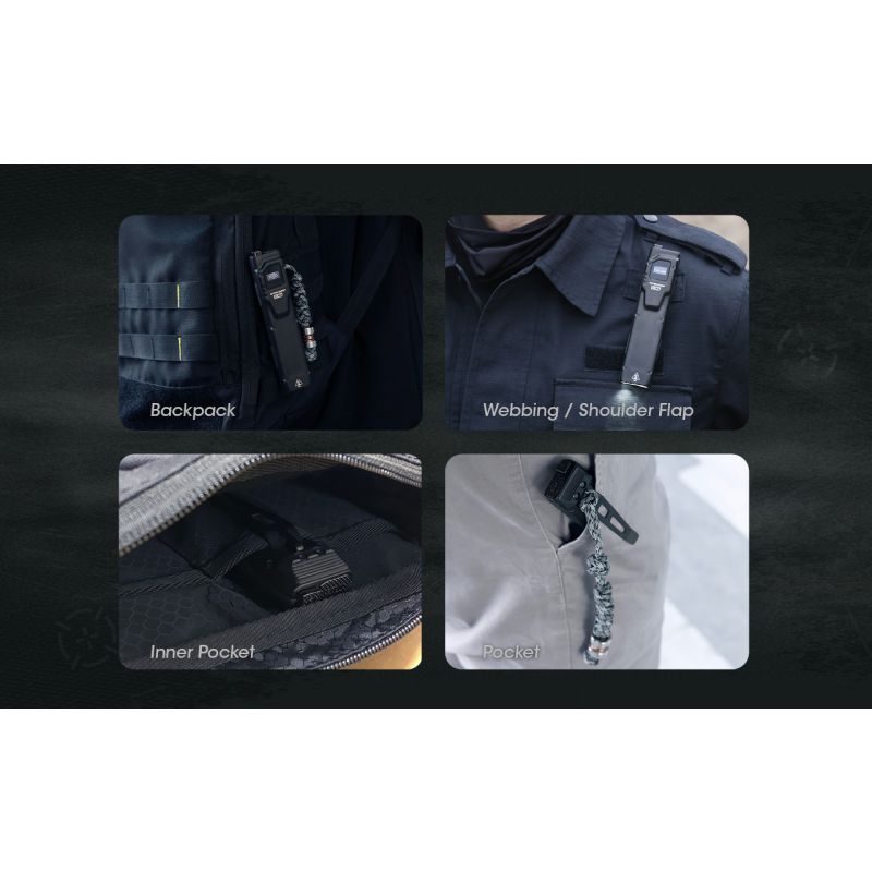 NITECORE EDC27 Oppladbar LED Lommelykt 3000 Lumen Perfekt for Uteaktiviteter og Nødsituasjoner