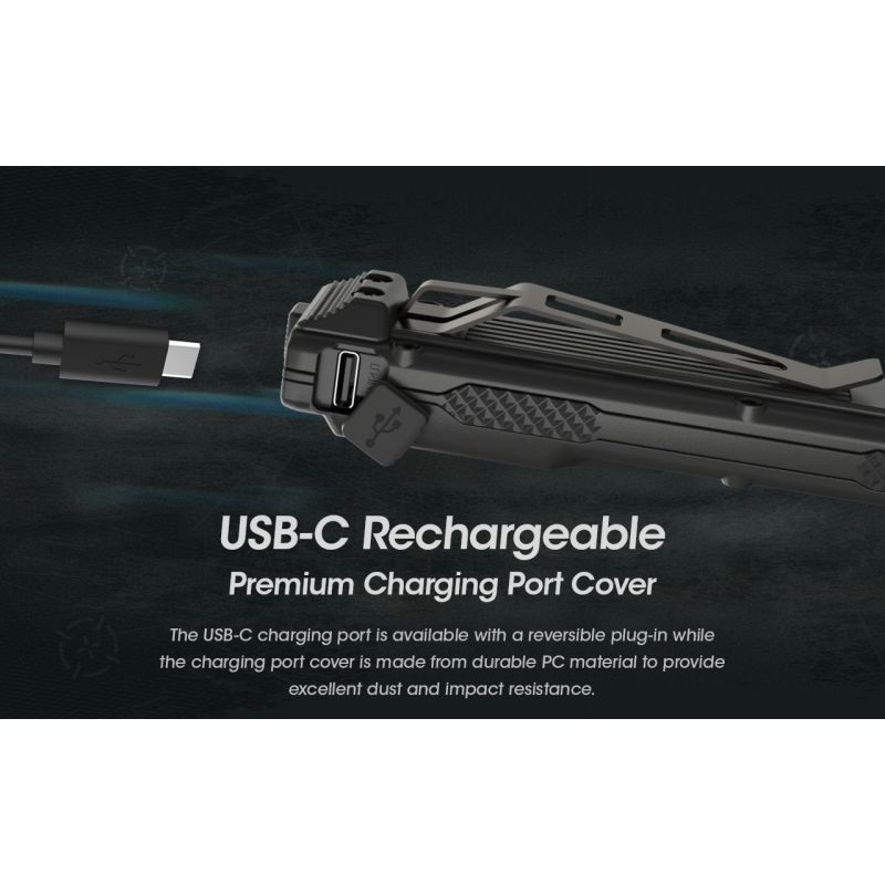 NITECORE EDC27 Oppladbar LED Lommelykt 3000 Lumen Perfekt for Uteaktiviteter og Nødsituasjoner