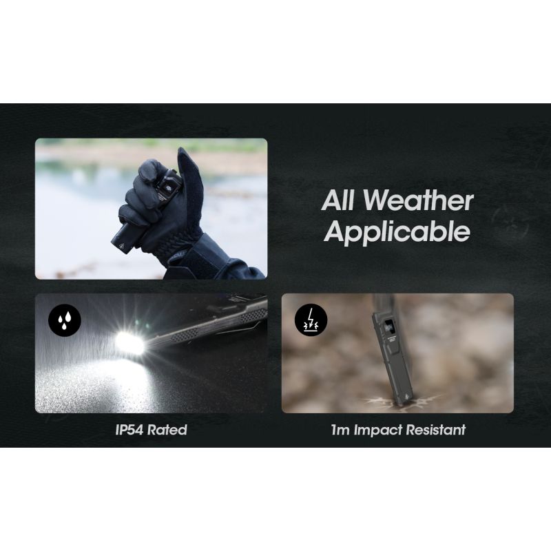 NITECORE EDC27 Oppladbar LED Lommelykt 3000 Lumen Perfekt for Uteaktiviteter og Nødsituasjoner