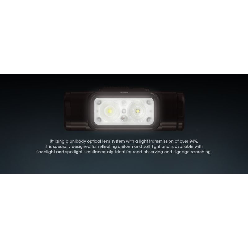 Nitecore NU50 LED-hodelykt 1400 lumen oppladbar lett utendørsbelysning for turogfriluftsliv og nødbelysning