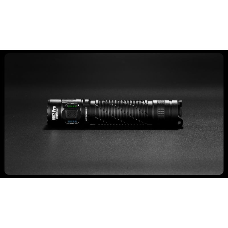 Nitecore MH12 Pro LED-lommelykt 3300 lumen USB-C oppladbar for utendørseventyr natturer og nødsituasjoner