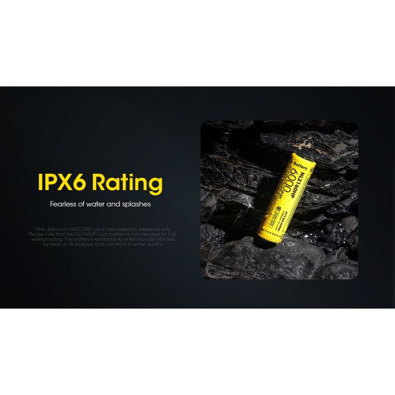 NITECORE NL2160HP 6000mAh 3.6V 18Wh USB-C Li-ion oppladbart batteri høy kapasitet kompakt og portabel