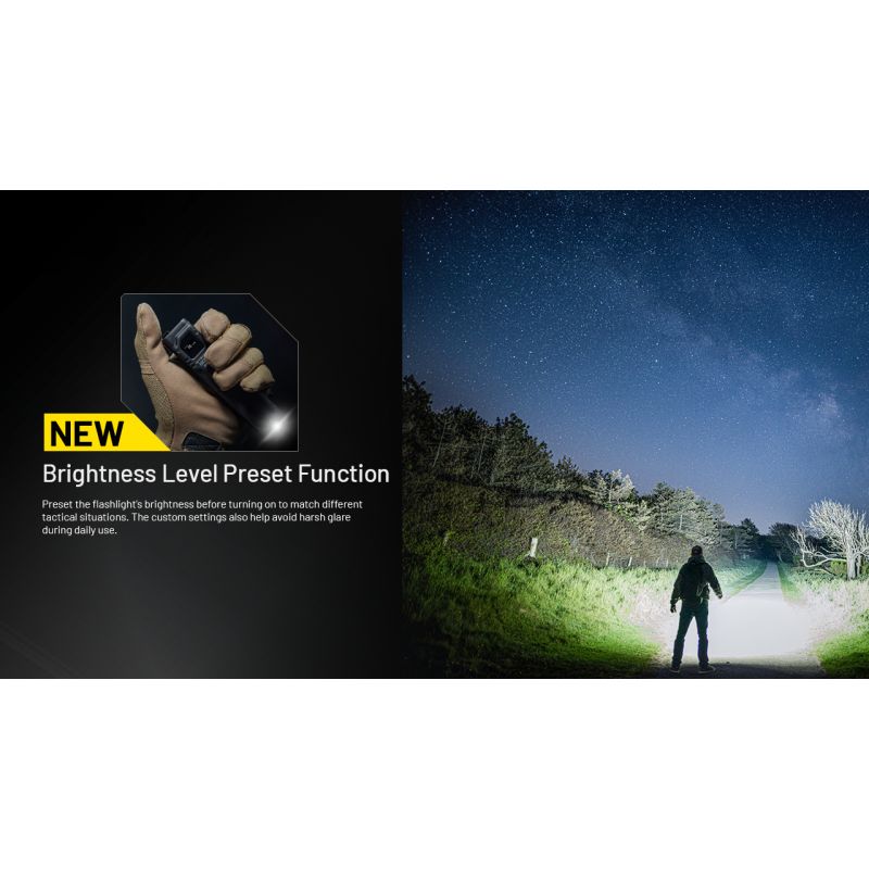 NITECORE EDC27 UHi 3100 lumen kompakt lommelykt USB-C oppladbar perfekt utendørsutstyr for hverdagsbruk