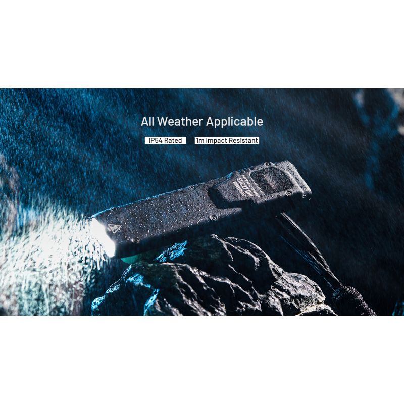 NITECORE EDC27 UHi 3100 lumen kompakt lommelykt USB-C oppladbar perfekt utendørsutstyr for hverdagsbruk