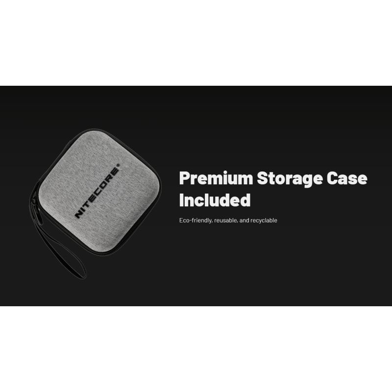 NITECORE HC70 UHE USB-C oppladbar hodelykt 1600 lumen for utendørsbelysning og turer med slitesterkt design