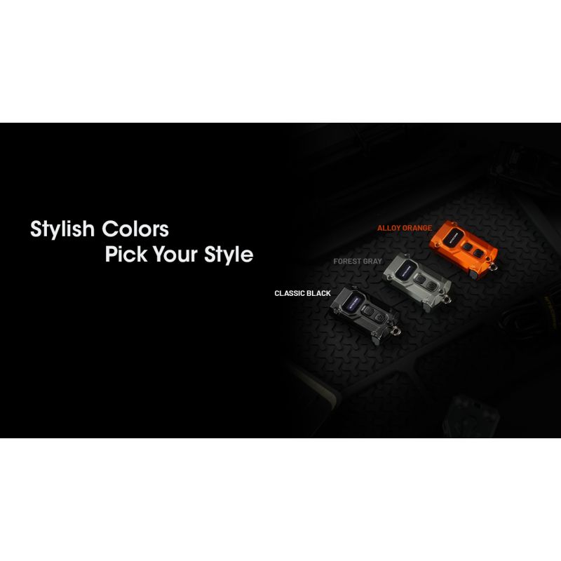 NITECORE TINI3 600 Lumen Nøkkelringlys Mini EDC Lommelykt for Hverdagsbruk Oppladbar og Kompakt Design