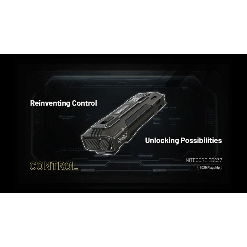 NITECORE EDC37 8000LM USB-C Lommelykt | Kompakt, Kraftig EDC til Utendørs Eventyr
