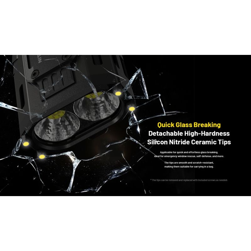 NITECORE EDC37 8000LM USB-C Lommelykt | Kompakt, Kraftig EDC til Utendørs Eventyr