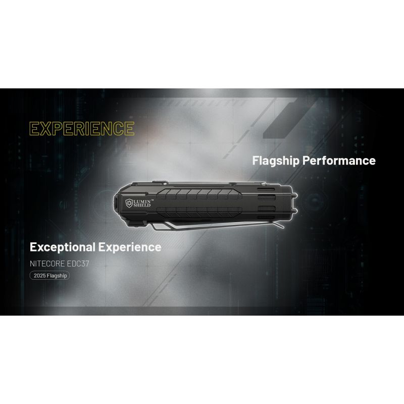 NITECORE EDC37 8000LM USB-C Lommelykt | Kompakt, Kraftig EDC til Utendørs Eventyr