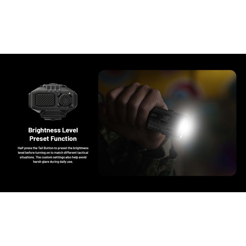 NITECORE EDC37 8000LM USB-C Lommelykt | Kompakt, Kraftig EDC til Utendørs Eventyr