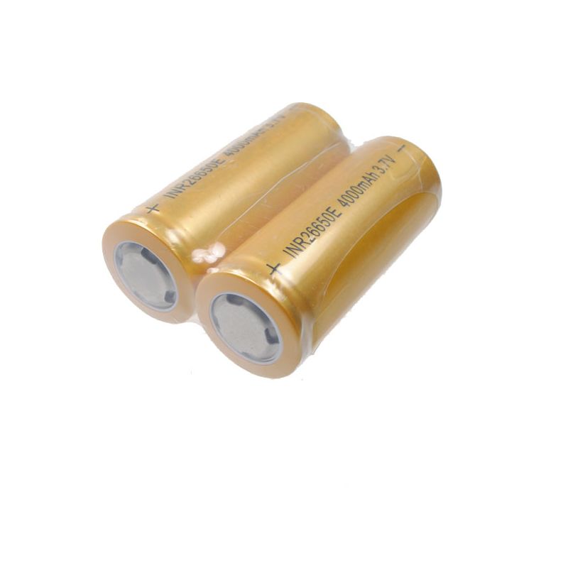 Høy kapasitet 26650 Li-ion oppladbart batteri 4000mAh med sikkerhetsfunksjoner og pålitelig ytelse 3.7V UltraFire