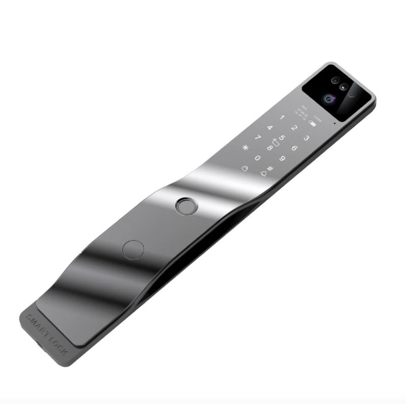 Tuya Wifi 3D Ansiktsgjenkjenning Smart Dørlås med Biometrisk Låsing og Innebygd Kamera for Smarthus