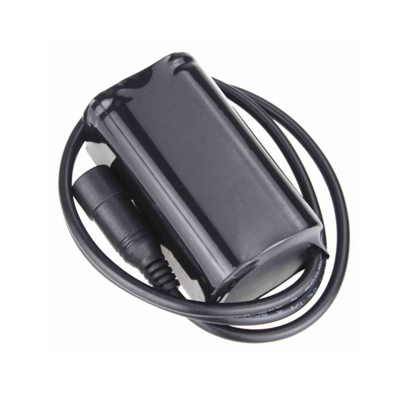 Høy kapasitet 8,4V sykkellysbatteri 5521 DC-grensesnitt oppladbart 4*18650 holdbar batteripakke