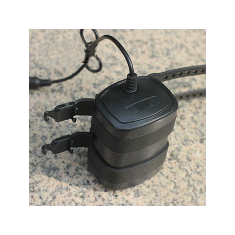 Oppladbart 8.4V 8000mAh Li-ion batteripakke vanntett sykkellys- hodelykt batteri for nattlige eventyr