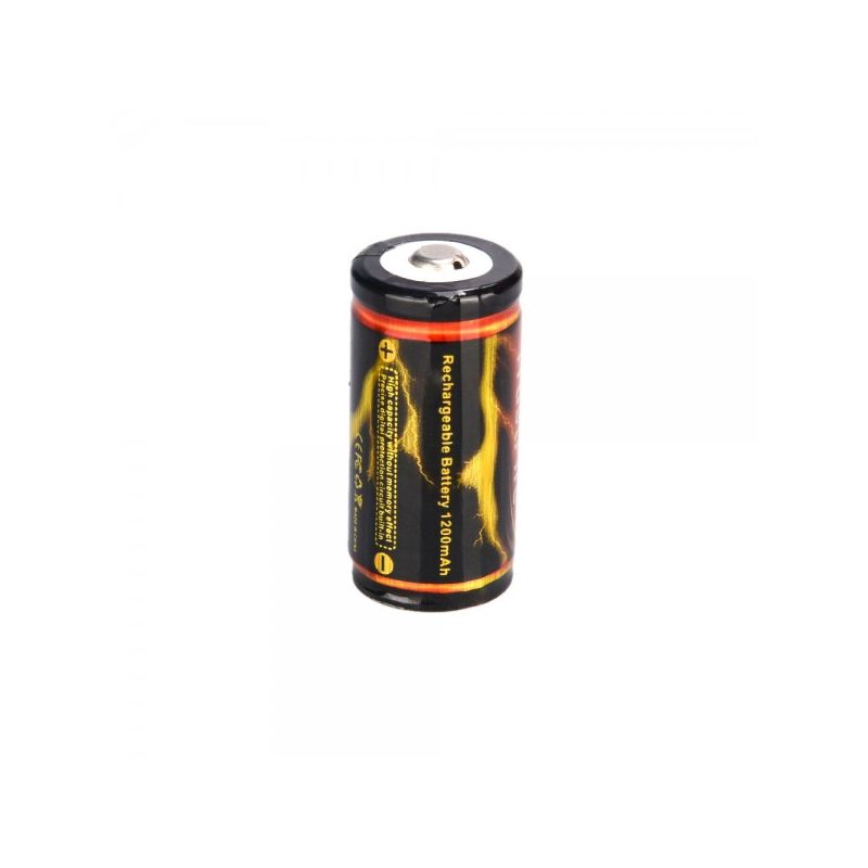 Trustfire 18350 3.7V litium-ion batteri 1200mAh oppladbart ingen minneeffekt for avanserte lommelykter