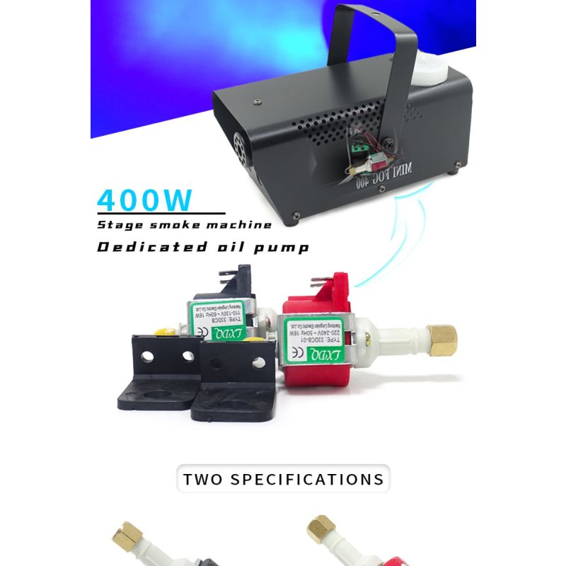 Oljepumpe Kraftpumpe 55DCB elektromagnetisk pumpe for røykmaskiner justerbar tåkedensitet visuelle effekter