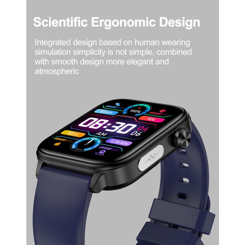 ET570 Smartklokke Blodsukker EKG Hjertefrekvens Blodtrykk. AI Medisinsk Diagnose, Ikke-invasiv, Kvinnehelse