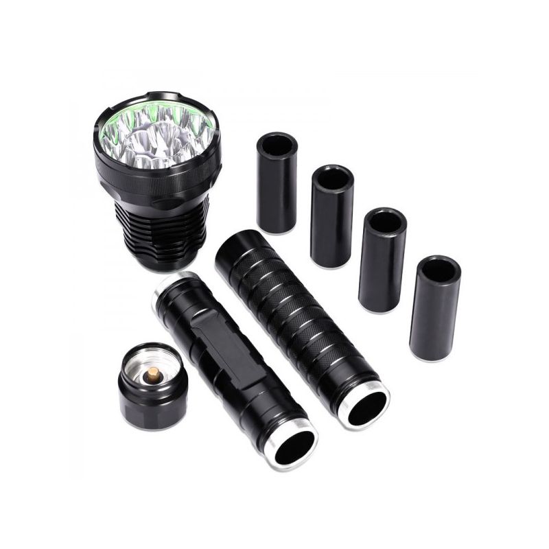 Trustfire 28T6 høy kraft lommelykt 40000 lumens for utendørs belysning holdbar aluminiumslegering LED-lommelykt