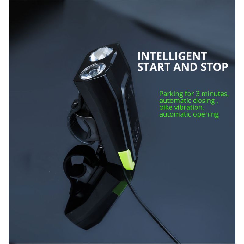 Sykkellys 2x T6 2400 lumen USB oppladbar sykkellysfront synlighet og sykkelsikkerhet seks lysmoduser