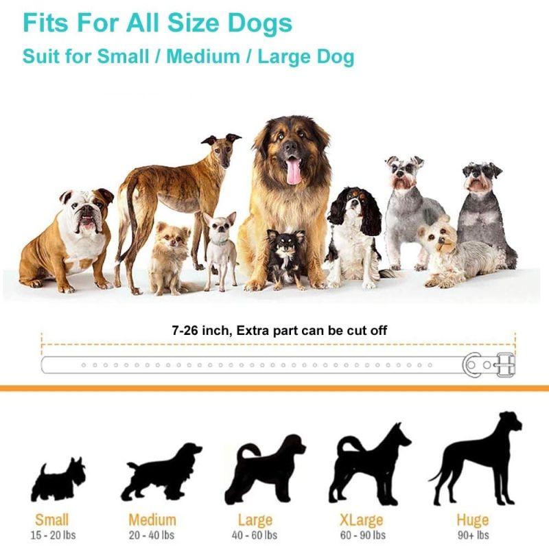 800m elektrisk hundetreningshalsbånd med fjernkontroll vanntett og justerbar for små til store hunder 3 treningsmodus