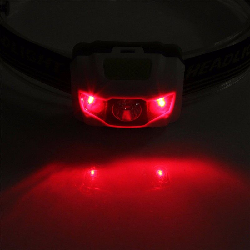 Nye 4 moduser LED hodelykt ergonomisk design for friluftseventyr allsidig LED hodelykt med justerbare stropper