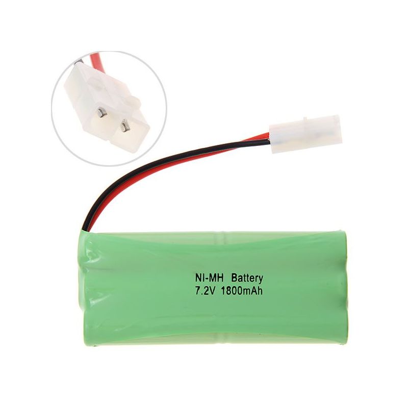 7.2V AA oppladbart batteri 1800mAh Ni-MH høy kapasitet nikkel-metallhydrid miljøvennlig batteri RC-biler