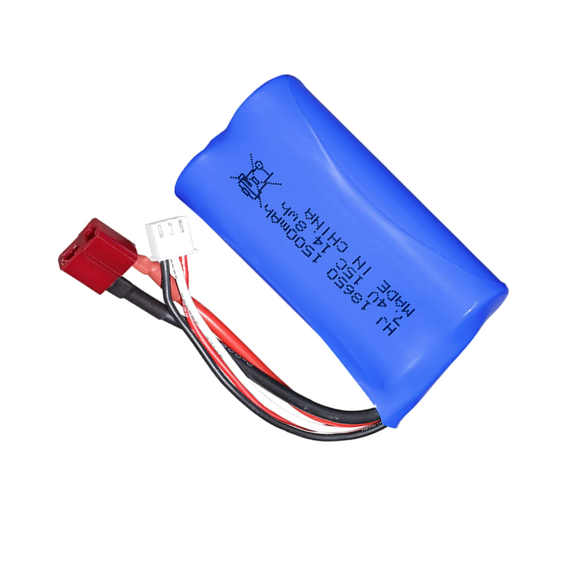 Kompakt 7,4V 1500mAh 15C Li-ion batteri for drone og RC racing høyytelse stabil strømforsyning